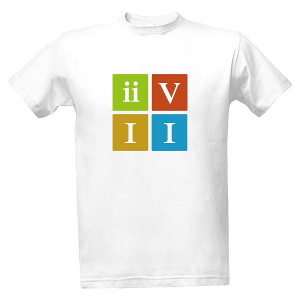 Tričko s potiskem Čtvero jazzových období