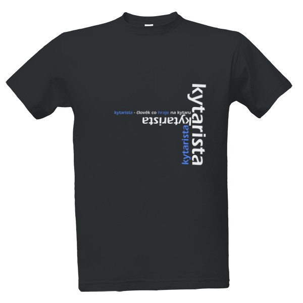 Tričko s potiskem Kytarista